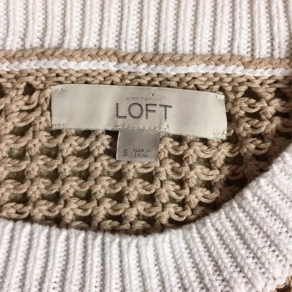 Ann Taylor loft small striped sweater - Picture 2 of 3